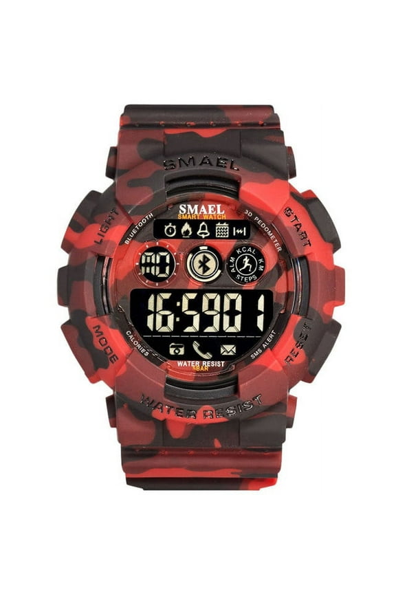 Military Digital Men Watches SMAEL New fashion Watch digital LED Clock 50M Waterproof Army Watches Sport 8013 CamoWatch for male-FD98136398