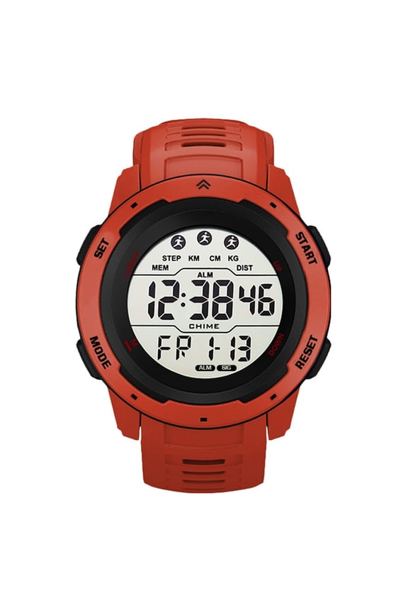 Military Digital Watch Luminous Chrono WR50M Waterproof Sports Watch for Running Hiking Men Students, 2.0 inches / 50.5 mm