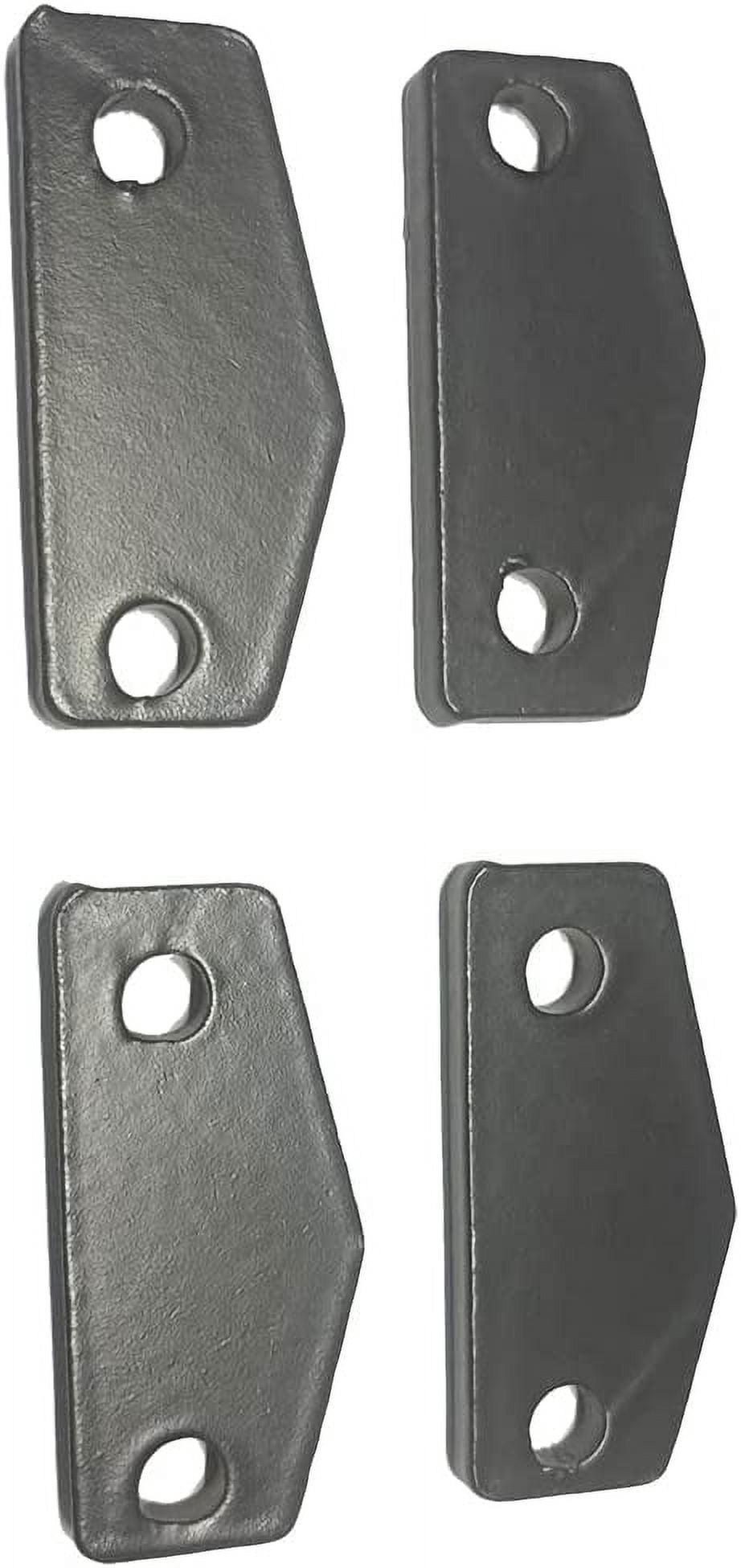 Military Door Striker Spacers,1/8 inch Solid Steel, Compatible with Military Humvee, Set of 4