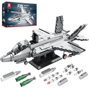Military Fighter Jet Building Set 33021, F-35 Lightning II Joint Strike Fighter Airplane Army Toy Sets, Plane Toys Model , Military Fans
