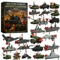 thumbnail image 1 of Military Forces Advent Calendar 2025 24 Days Countdown with US Military Vehicles Tanks Ships Aircraft Collectible Model Toys,Christmas Party Gift, 1 of 4