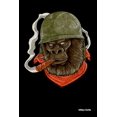 thumbnail image 1 of Military Gorilla : 120 Pages I 6x9 I Graph Paper 5x5 I Cool Great Ape, Monkey & Primate Gifts Apparel (Paperback), 1 of 1