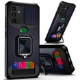 thumbnail image 1 of Military Grade All-In-One Ring Stand Card Case for Samsung Galaxy A14 5G - Navy Blue, 1 of 10