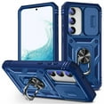 thumbnail image 1 of Military Grade Drop Impact for Samsung Galaxy S23 Plus Camera Lens Slide Protection Case 360 Metal Rotating Ring Kickstand Holder Armor Shockproof Case For Samsung Galaxy S23 Plus,
H, 1 of 11