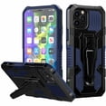 thumbnail image 1 of Military Grade Hybrid Armor Case with Integrated Belt Clip and Kickstand for iPhone 13 - Navy Blue, 1 of 11