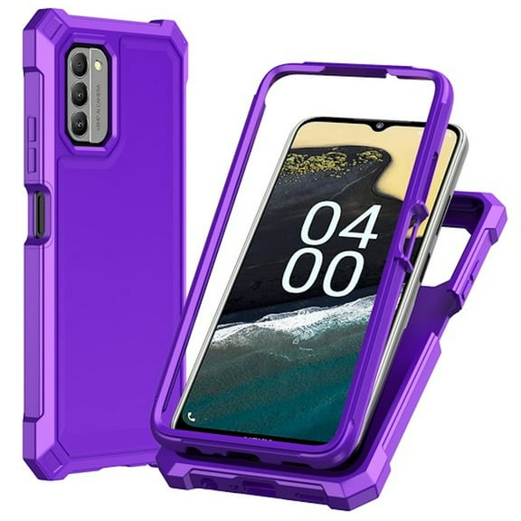Military Grade Rugged Hybrid Case for Nokia G400 5G - Purple