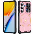 thumbnail image 1 of Military Grade Shockproof Case for Samsung Galaxy S24 Plus/25 Plus/26 Plus 5G, Built-in N52 Magnetic Ring, Slide Camera Lens Cover, Rugged Heavy Duty Protective Phone Case, 1 of 8