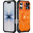 thumbnail image 1 of Military Grade Shockproof Case for iPhone 17, Built-in N52 Magnetic Ring, Slide Camera Lens Cover, Rugged Heavy Duty Protective Phone Case, 1 of 8