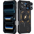 thumbnail image 1 of Military Grade Shockproof Case for iPhone 17 Pro, Built-in N52 Magnetic Ring, Slide Camera Lens Cover, Rugged Heavy Duty Protective Phone Case, 1 of 8