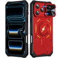 thumbnail image 1 of Military Grade Shockproof Case for iPhone 17 Pro Max, Built-in N52 Magnetic Ring, Slide Camera Lens Cover, Rugged Heavy Duty Protective Phone Case, 1 of 8