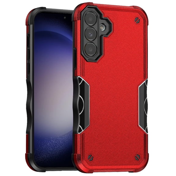 Military Grade Shockproof Hybrid Case for Samsung Galaxy S24 FE - Red