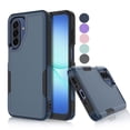 thumbnail image 1 of Military Grade Shockproof Samsung Galaxy A17 5G 2025 Case,Dual Layer Full Body Protective Cover with Anti-Slip Grip & Raised Camera Heavy Duty Rugged Case- Blue, 1 of 8