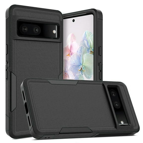 Military Grade TUFF Hybrid Armor Case for Google Pixel 8 - Black
