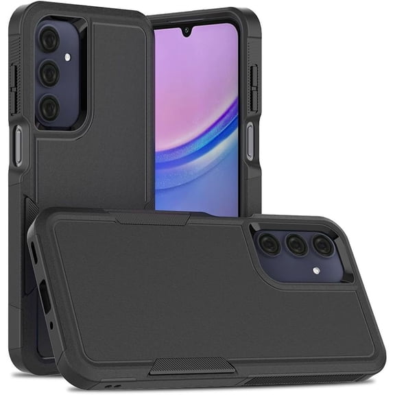 Military Grade TUFF Hybrid Armor Case for Samsung Galaxy A26 5G - Black