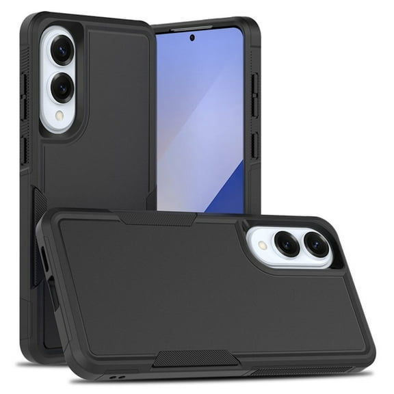 Military Grade TUFF Hybrid Armor Case for Samsung Galaxy S25 Edge - Black