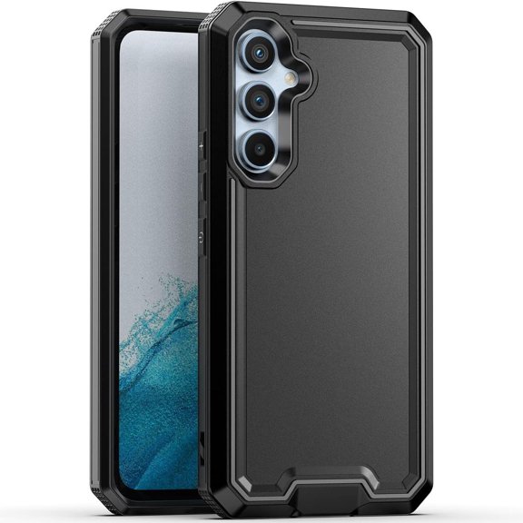 Military Grade TUFF Rank Hybrid Armor Case for Samsung Galaxy S23 FE - Black