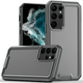 thumbnail image 1 of Military Grade TUFF Rank Hybrid Armor Case for Samsung Galaxy S23 Ultra - Charcoal Grey, 1 of 2