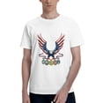 thumbnail image 1 of Military Graphic Printed Tee Shirts Short Sleeve Shirts Tops for Men Women 3XL, 1 of 4