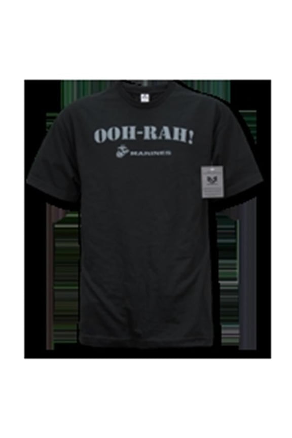 Military Graphics T-Shirt- Black- Large