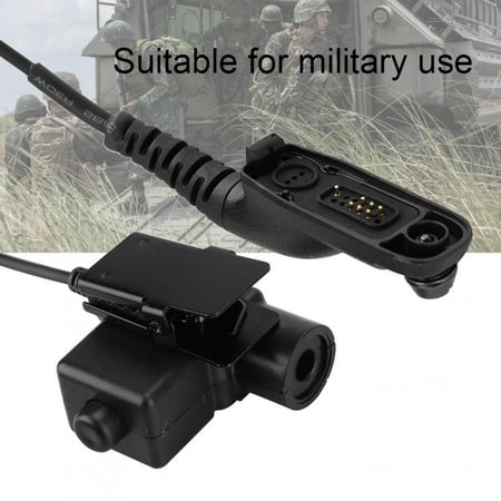 Military Headphone Headset, Sturdy Safety Compact Simple Operation for Motorola