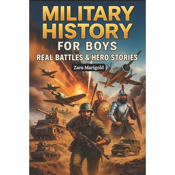 Military History for Boys, Real Battles & Hero Stories: Action-Packed True Adventures for Brave Kids Ages 7-12, (Paperback)