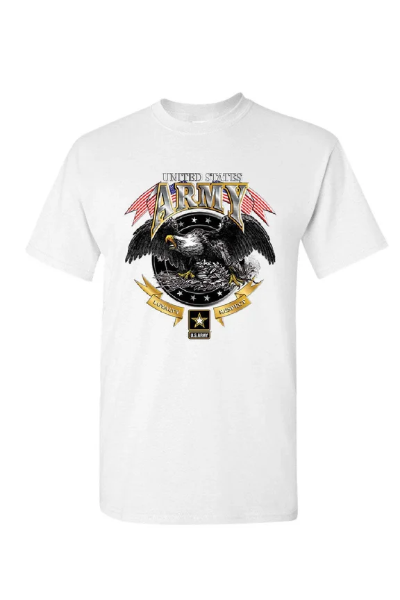 Military Honor Strong Service Pride Eagle Symbol Veteran Support Unisex T-Shirt, up to size 5XL