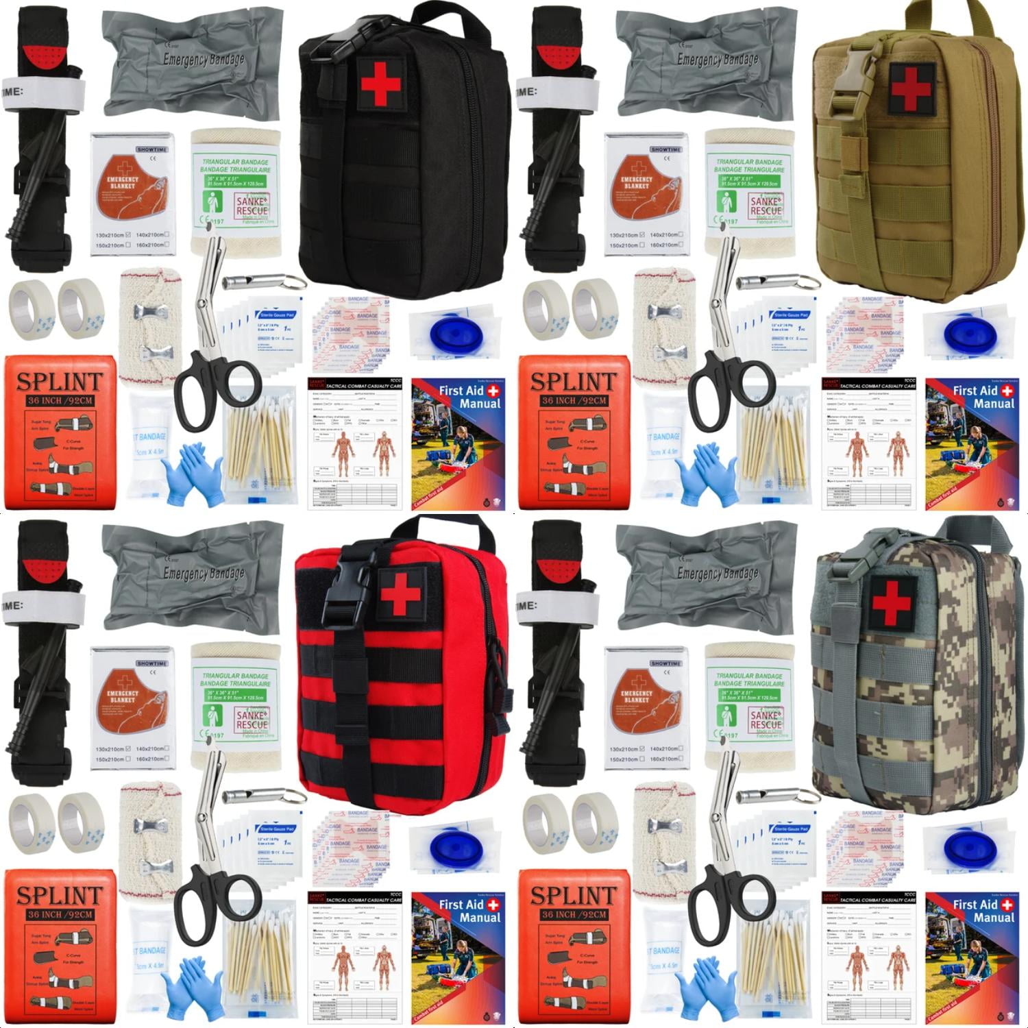 Military IFAK Trauma Survival Kit First Aid Medical Pouch Emergency