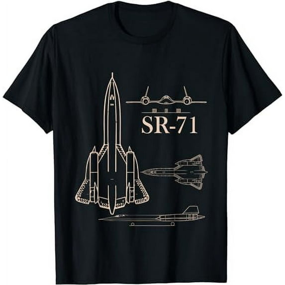 Military Jet SR-71 Blackbird Pilot Airman T-Shirt T-Shirt