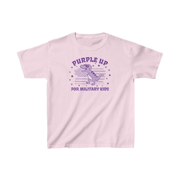 Military Kids t-shirt, Purple Up for Army Kids, Unisex Kids Tees Sz 4-20