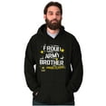 thumbnail image 1 of Military Logo Proud US Army Brother Hoodie Hooded Sweatshirt Men Brisco Brands S, 1 of 6