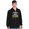 thumbnail image 1 of Military Logo Proud US Army Husband Zip Hoodie Sweatshirt Men Brisco Brands S, 1 of 6