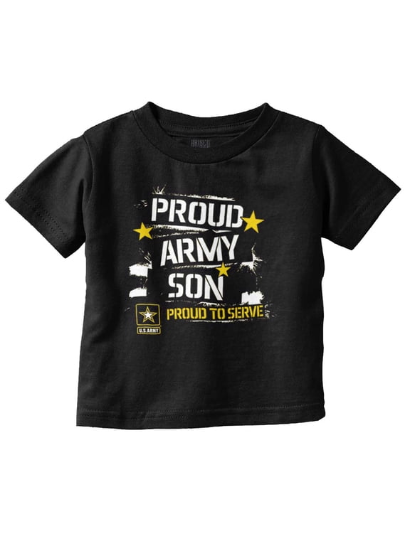 Military Logo Proud US Army Son Youth T Shirt Tee Boys Infant Toddler Brisco Brands 18M
