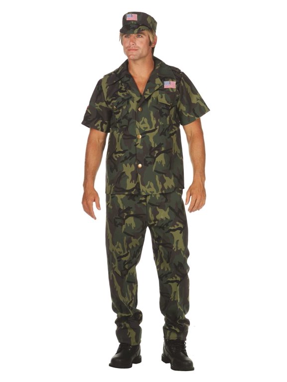 Men's Commando Camouflage Costume