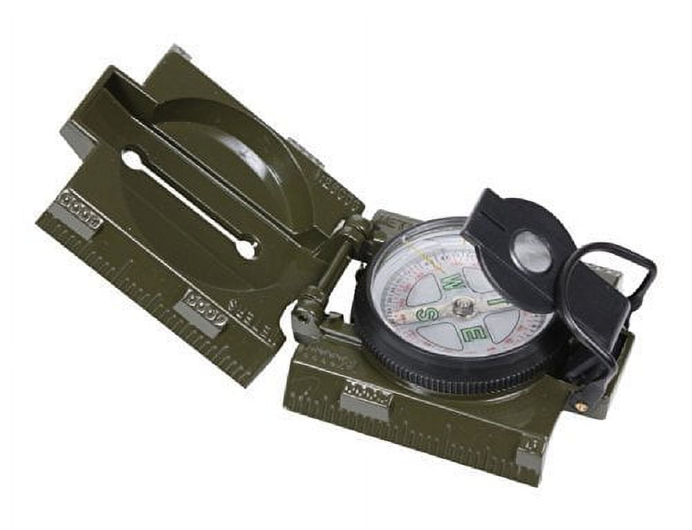 Rothco 2851 Military Marching Compass with LED Light, Olive Drab ...