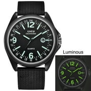 Military Mens Quartz Army atomic Solar Watch Black Dial Date atomic Watches for Men Self Setting Sport Wrist Watch