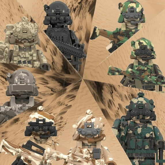 Military Minifigures WM6147 Special Forces Army Building Set