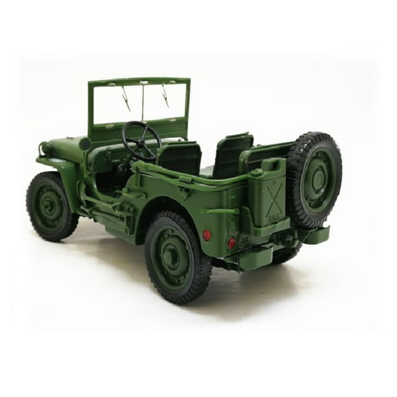 Military Model Collection 1:18 Willys WWII Tactical Truck Off-road Car for Military Enthusiasts