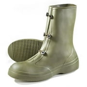 Military NBC Protection Slip Resistant Rubber Overboot Green, Size 5