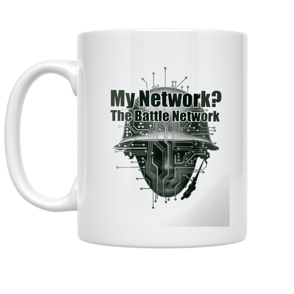 Military Networking Designs - Veteran Networking Enthusiast - 11 oz Ceramic Coffee Mug