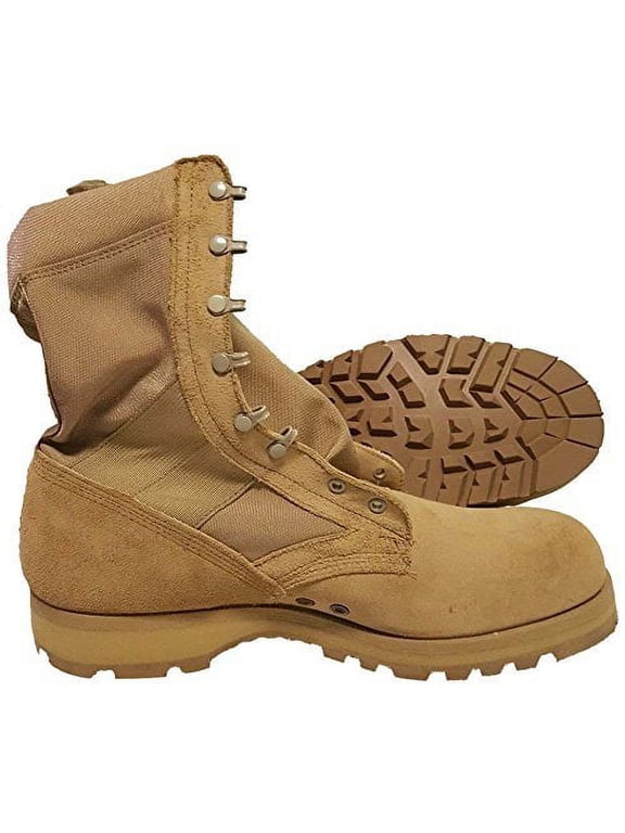 Men's Boots, Round Toe Closed Toe Beige, 14.5