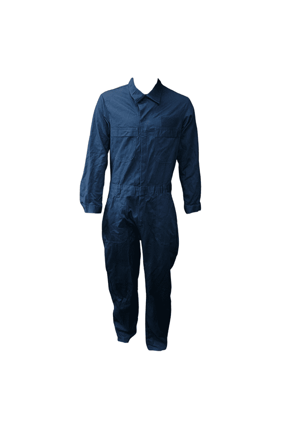 Never Issued (42 Long) Navy Blue Flame-Resistant (FR) Utility Coveralls