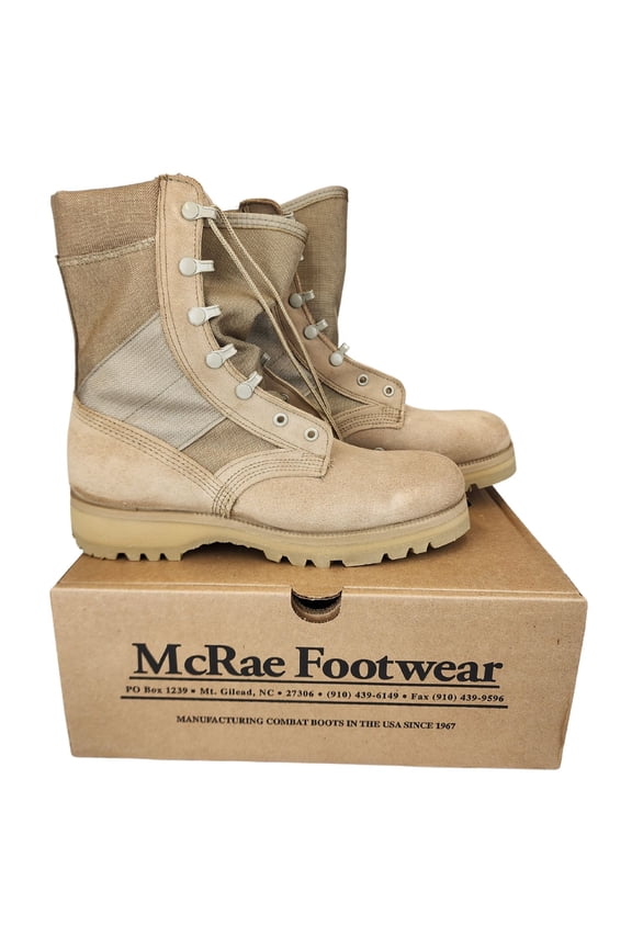 Never Issued 8 R Tan McRae Army Combat Boots