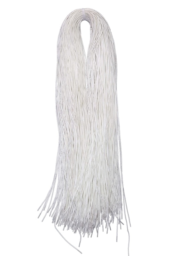 Never Issued White 60in Nylon Boot Laces - 12pack (24pcs)