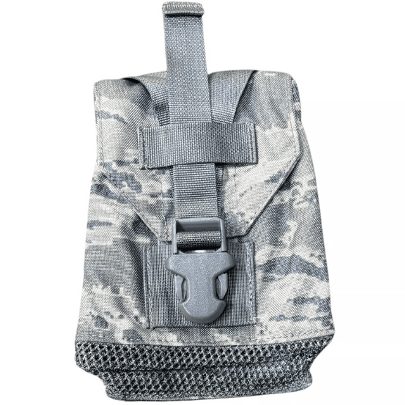 Military Outdoor Clothing Previously Issued ABU 1 Quart Canteen Pouch with Mesh Bottom