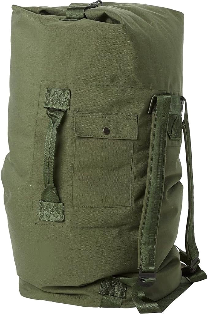 bago field duffel bag backpack.travel tactical duffle for army camping USGI Olive Drab Improved Enhanced Sometimes travel sucks Backferry Large Military Duffle Bag