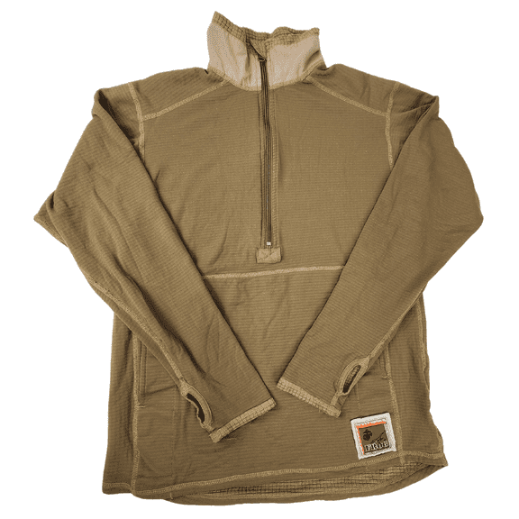 Military Outdoor Clothing Previously Issued Serviceable Medium/Regular Coyote Brown Mid-Weight Grid Shirt