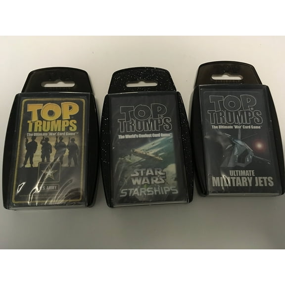 (Military Pack 4 of 4) - Top Trumps - US Army, Military Jets and Star Wars Starships