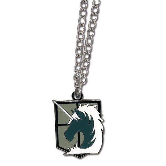 Military Police Brigade Emblem Metal Necklace