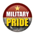 thumbnail image 1 of Military Pride Button, 1 of 2
