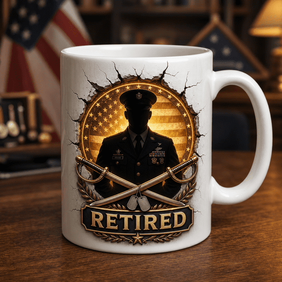 Retired Rocker Mug Retirement Mugs